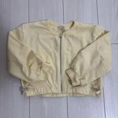 美品　プティマイン　パーカー　110 黄色