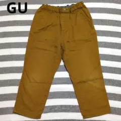 GU　男の子 クロップドパンツ　130 茶