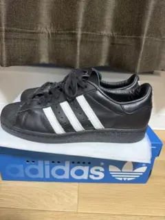 adidas スーパースター 82 ブラック/ホワイト27cm