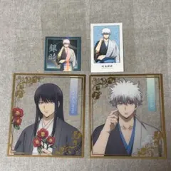 銀魂　椿の花　ブシロード　トレーディングクリア色紙　坂田銀時　桂小太郎