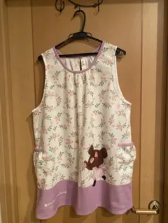 【学研　素敵な先生】くまのがっこう花柄エプロン