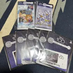 1番くじ　Disney100 クリアケース＆カードセット切手風ステッカーセット