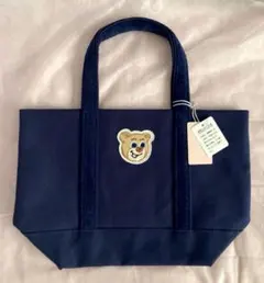 フェイラー オールドテディ ワッペントート　ネイビー(小)