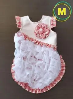 【ハンドメイド♡犬服♡１点物】ふわふわワンピ　Ｍサイズ