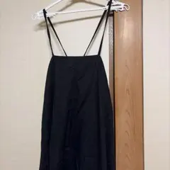 GU ブラック キャミワンピース M