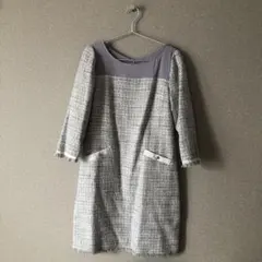 PROPORTION BODY DRESSING ツイード風ワンピース Mサイズ