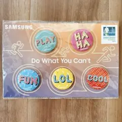 【新品未開封】Samsungイベント限定版 缶バッジ 6個セット