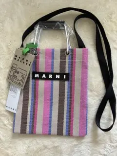 【新品未使用】MARNI MARKET ショルダーバッグ ストライプのサムネイル
