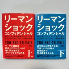 *　リーマン・ショック・コンフィデンシャル 　上下セット　　　　　　　a819a
