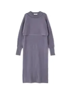 ナローレイヤードニットワンピース PROPORTION