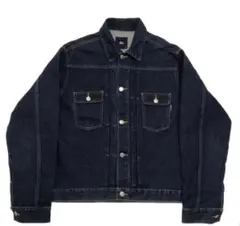 90s OLD STUSSY USA製 2nd デニムジャケット　濃紺　L