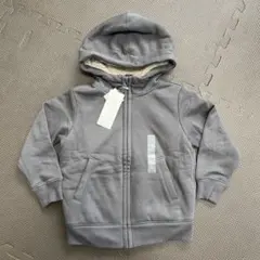 UNIQLO ボアスウェットフルジップパーカー110㎝【新品】