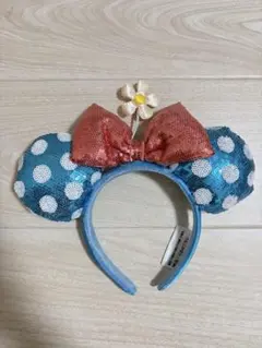 海外ディズニーカチューシャ 水玉模様