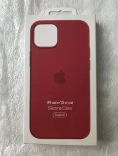 未使用 iPhone 13 mini 正規品 シリコーンケース　レッド