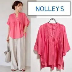 【早い者勝ち】NOLLEY'S ピンタック 半袖ブラウス