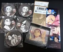 ufotableダイニング お楽しみくじ 缶バッジ カード 狛治 恋雪 慶三