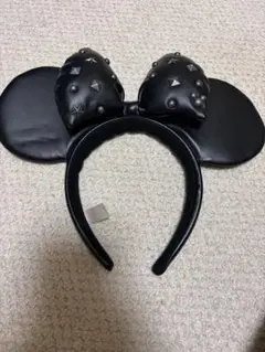 ブラックミニーマウス風ヘアバンド