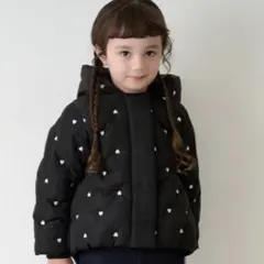 petit main ハート刺繍中綿ジャケット 90