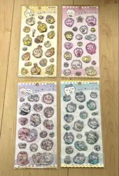 【ちいかわウォーターインシール4種セット】