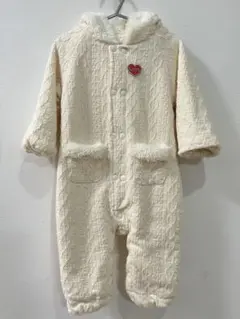 フリースロンパース 80