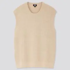 【UNIQLO】オーバーサイズクルーネックニットベストMen's