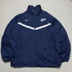 Nike カレッジ ナイロンジャケット オーガスタナ大学 ネイビー 刺繍ロゴ