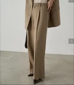 LOUNGEDRESS TRスラックス　センタープレスパンツ　フラックス　M