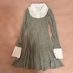 DHOLIC 韓国 ワンピース グレー