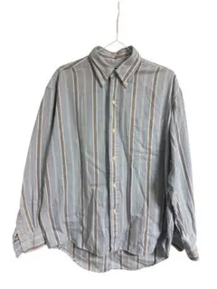 80s 90s CHAPS RALPH LAUREN ストライプシャツ 長袖 M