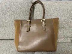 エコメルカリ便専用★adam et rope レザー スエード トートバッグのサムネイル