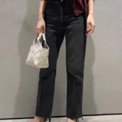 milaowen 裾段差　脇スリット　デニム