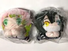 鬼滅の刃　甘露寺蜜璃　伊黒小芭内ぬいぐるみ　ハグキャラコレクション