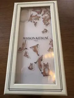 MAISON KITSUNÉ 多色キツネ柄 iPhoneケース