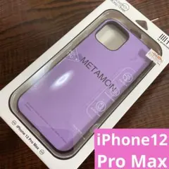 ポケモン　メタモン　iPhone12 イーフィット　ハイブリッド　ケース　紫