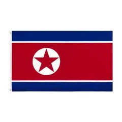 北朝鮮国旗フラッグflag150cm x 90cm新品