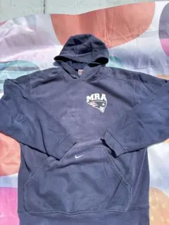 趣*垢様 【希少】90s NIKE センターロゴ 刺繍 パトリオッツ パーカー