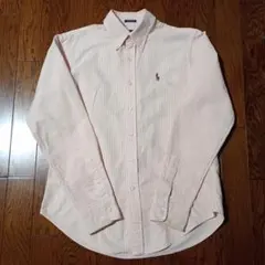 ラルフローレン　オレンジ　オックスフォードシャツ　レディース　シャツ　ブラウス