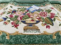 ミントンMINTON☆ボタニカル（花蔓柄）モチーフ玄関フロアマット☆未使用