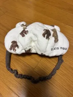 GELATO PIQUE ベビー用クマ柄帽子