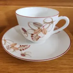 美品 大正時代◆オールドノリタケ ヤジロベー印 エスプレッソカップ&ソーサー2客 逸品オールドノリタケカップとソーサー ヤジロベー印戦前 アールデコ