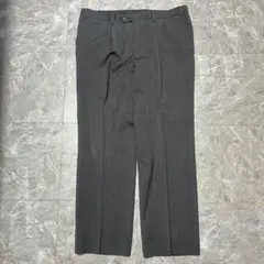 ビジネススラックス ウールポリエステル混紡 グレー系 ストライプ g15