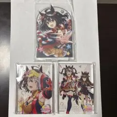 ウマ娘 キタサンブラック　 アクリルブロック&スタンド 3点セット