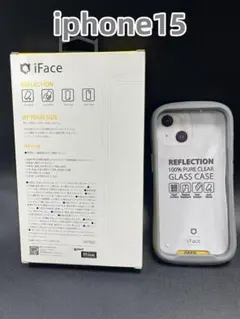 iFace iPhoneケース iPhone15 スマホケース グレー 新品