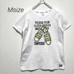 コンバース パッチワーク 立体スニーカー Tシャツ 白 M 綿100%のサムネイル