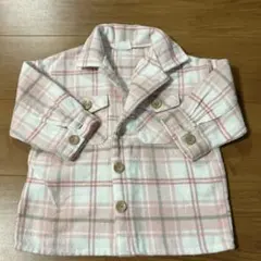 チェック柄長袖シャツ 90サイズ