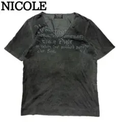 00s NICOLE Vneck t shirts y2k archive