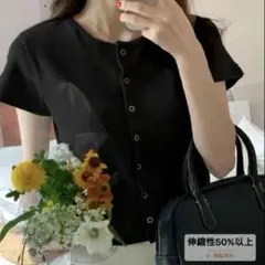 DAZY shein 半袖　カーディガン