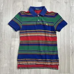 Polo by Ralph Lauren ストライプ 半袖ポロシャツ 150