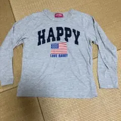 長袖Tシャツ グレー