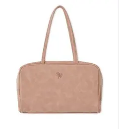 新品☆snidel home スウェードボストンバッグ ピンク